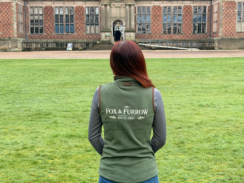 Women's Fox & Furrow Fleece Gilet – Moss Green