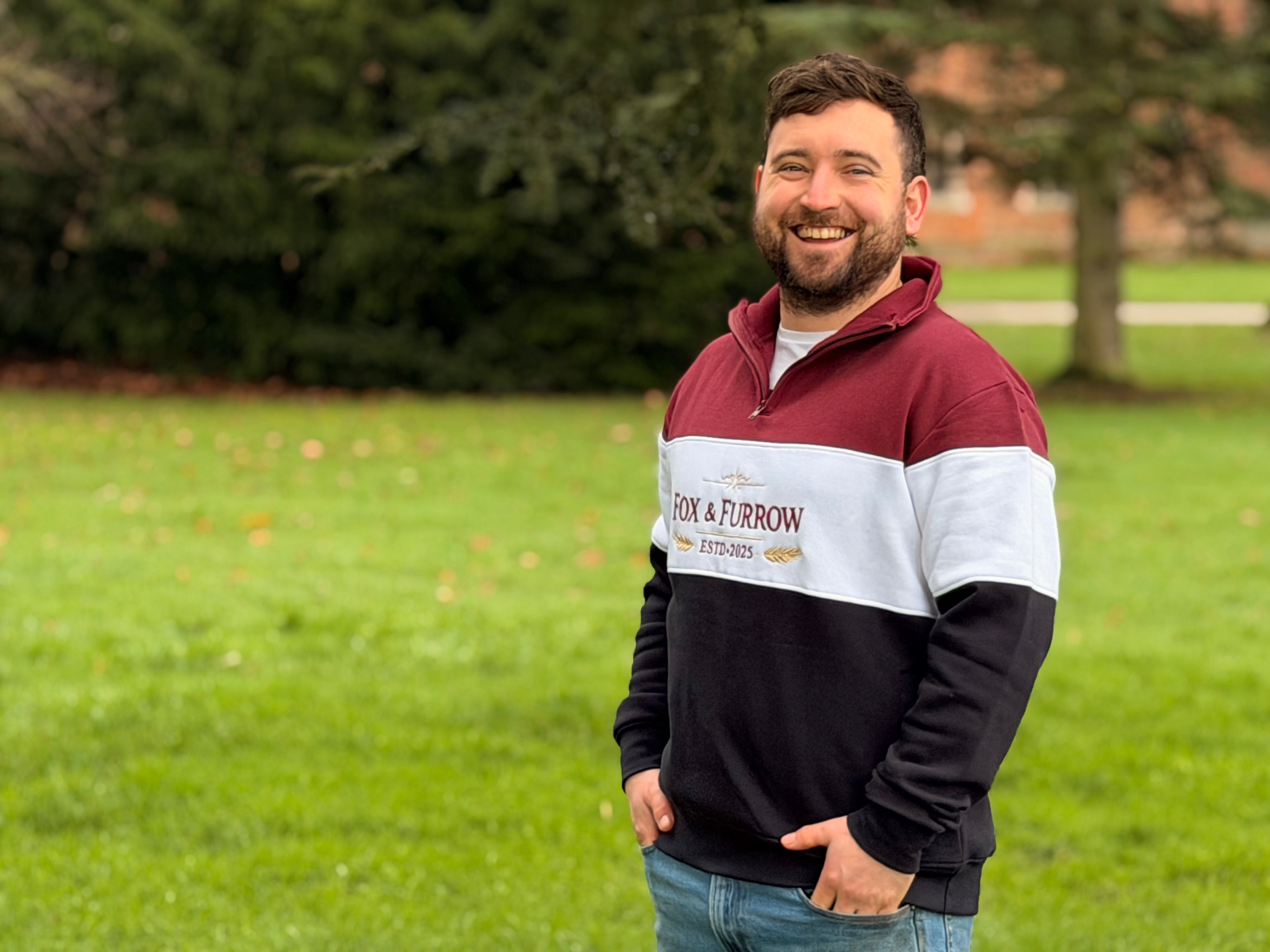 Fox & Furrow ¼‑zip fleece