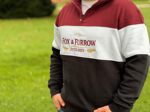Fox & Furrow ¼‑zip fleece