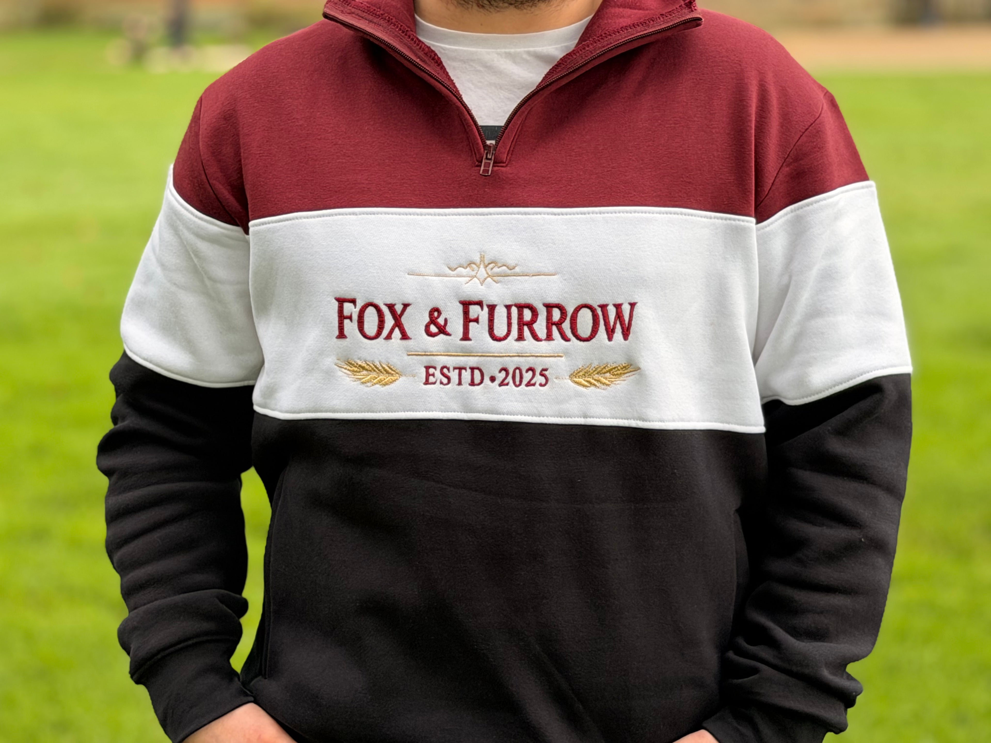 Fox & Furrow ¼‑zip fleece