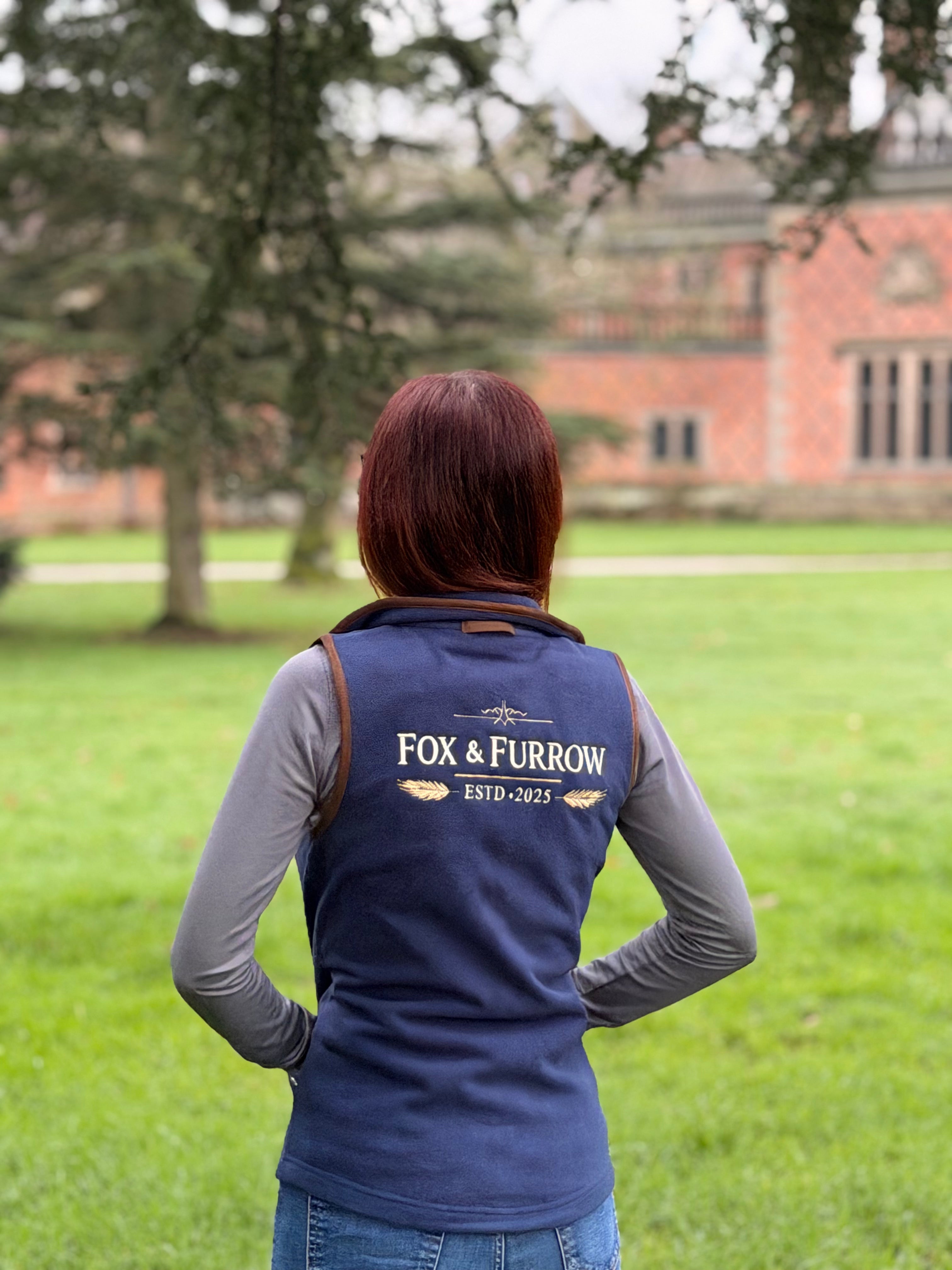 Women's Fox & Furrow Fleece Gilet – Navy